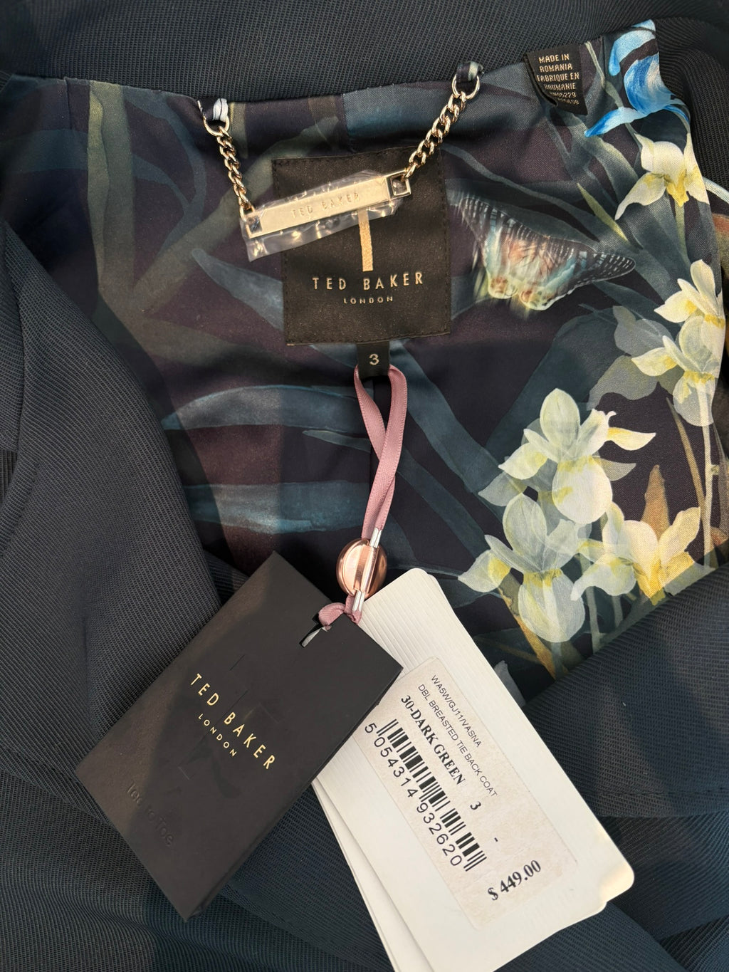 Manteau-Ted Baker - Vert