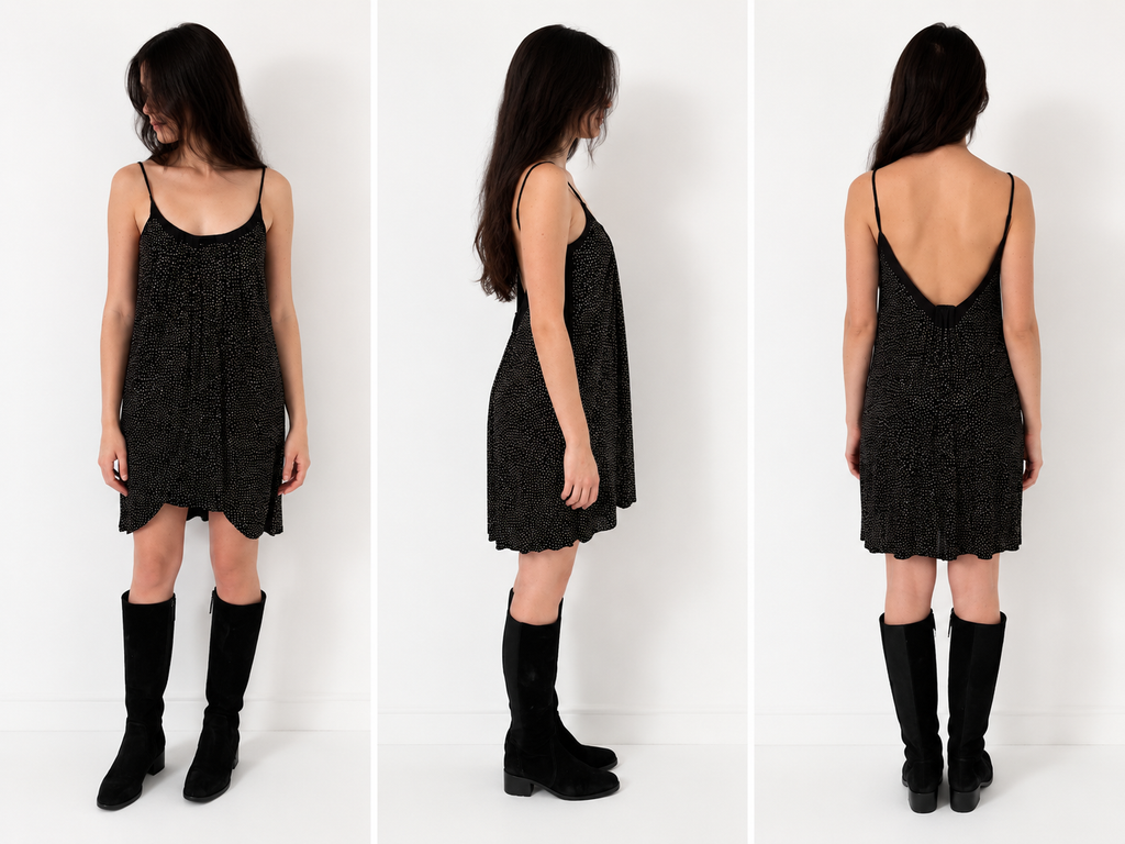 Magnifique robe Versace for H&M dans un élégant mélange de noir et or, confectionnée en 100 % viscose, offrant un tombé fluide et raffiné.

🖤 Taille : 6 (US)
🖤 Couleur : Noir et or
🖤 Matière : 100 % viscose
🖤 Style : Chic – parfaite pour les soirées, cocktails et événements spéciaux.
🖤 État : Excellent état – portée une seule fois.

💎 Pour découvrir d'autres vêtements de luxe et de créateurs, inscrivez-vous à notre groupe Facebook Vestiaire Signature et ne manquez aucune nouveauté! ✨
https://www.faceb